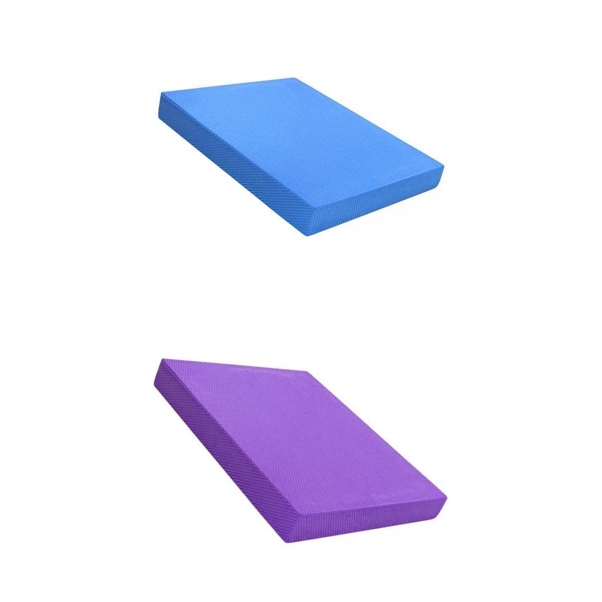 SECRET DESIRE Creations 2 Piece Soft Balance Pad Stability Thick Yoga Pilates Yoga Mat Balance Board L Blue L Purple-image-40