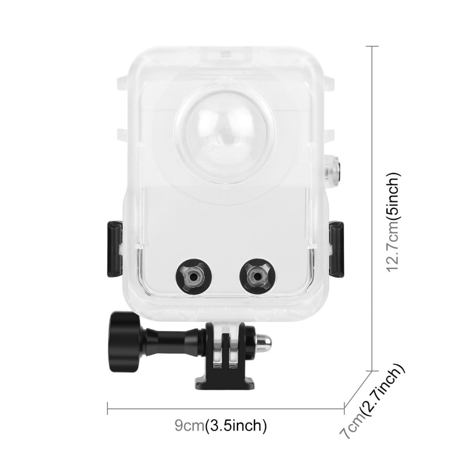 Adventure Étui de protection pour appareil photo à 360° - Étanche à 40 m - Résistant aux chocs et à la buée - Pour le sport - Boîtier antichoc