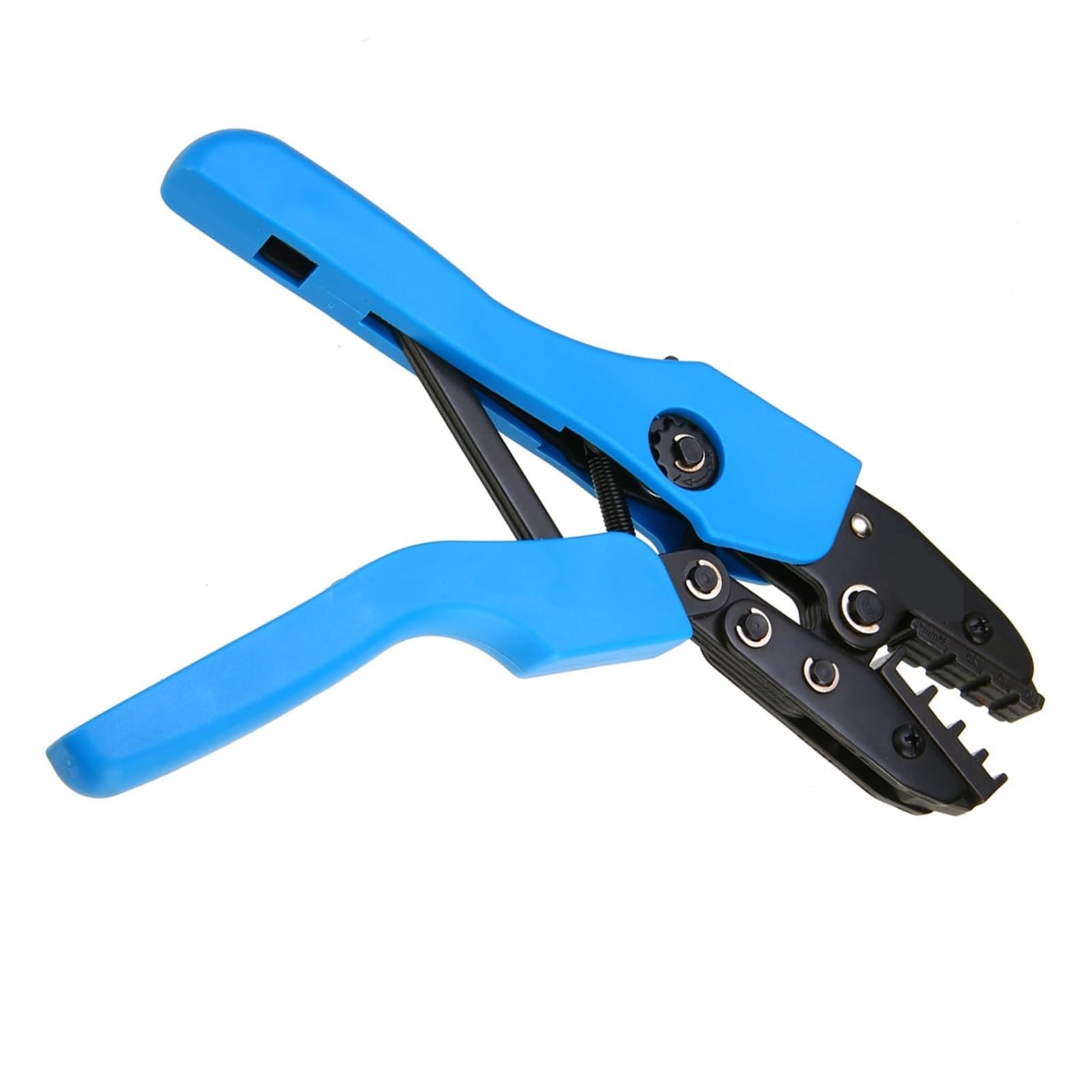 Cvjdfhre One Color Crimper， Crimping Tool 10-35Mm Ratchet Hand Carbon Steel Crimper Pliers Multifunctional
