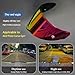 AGV Pista Corsa Gprr Visor Commpatible with for Day and Night Use (Rose Red)