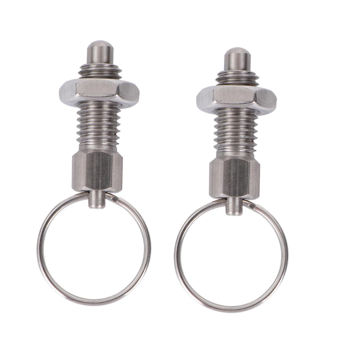 Émbolo de resorte de acero inoxidable en pack de 2 unidades para automoción