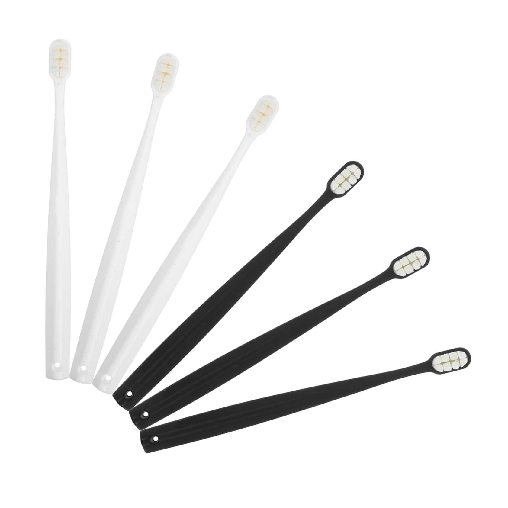 VALICLUD 18 Pollici spazzolino da denti Spazzolino ultra morbido ergonomico per gengive sensibili extra morbido super morbido fibra