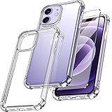 Rundumschutz mit Stoßdämpfung: Vier verstärkte Ecken, erhöhte Kanten an der Vorderseite geben dem iPhone 12/12 Pro maximalen Schutz. Die Displayschutzfolie und die iPhone 12/12 Pro Hülle bieten 360 Grad Schutz. chip