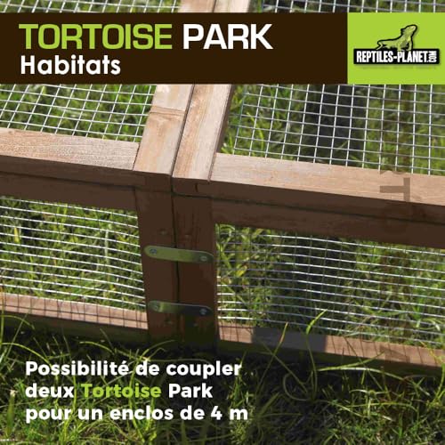 Reptiles Planet Schildkröte Schildkröte Park Outdoor Gehäuse, 200 x 100 x 25 cm
