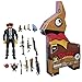 Fortnite FNT0797 Supply Llama, include altamente dettagliato e articolato 4 "Contract Giller Figure, 9 Armi, 4 Bling Indietro. Più Abiti che cadono presto, Multi