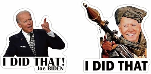 Miniatura 1 de LinenWizard 200 calcomanías divertidas de Biden I Did Thay, puntiagudas a tu izquierda y derecha, divertidas calcomanías para coche, motocicleta,