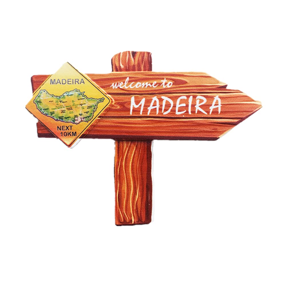 Muyu Magnet Madeira Portugal Fridge Magnet Souvenir Gift Home Kitchen Decoration Magnetic Sticker Collection