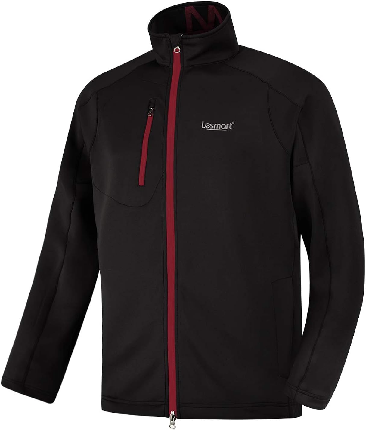 Lesmart Men's Golf Jacket Waterproof Lightweight Outerwear Full Zip Hiking Work Travel: Clothing