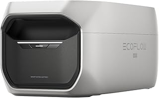 EF EcoFlow Batterie supplémentaire de Delta 3 Max Plus, Batterie LFP 2048 Wh, prête à l'emploi et empilable, Secours Extensible pour Camping, urgences à la Maison, Mobile Homes et Camping-Car