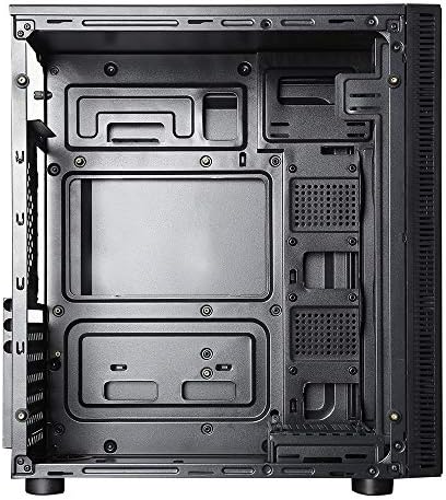 iONZ KZ02 PC MIDI TOWER CASE M/ATX GAMING TEMPERED GLASS WITH 3 iONZ FRGB FANS