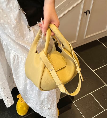 Rungion Womens Trendy Bucket Handbag Purse Small Vegan Leather Shoulder Crossbody Bag Cute Y2k Satchels 2Pcs4