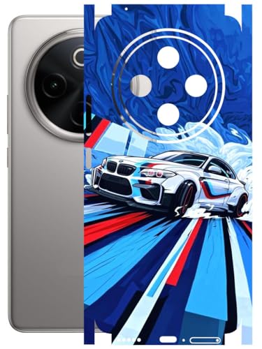 Image of AtOdds - Full Body Back Screen Guard Protector Film - Lamination Wrap Skin Sticker Compatible with VIVO T4 (5G) | Scratchproof Matte Finish (BWM)