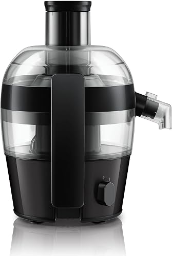 Philips Viva Collection Entsafter - Kompaktes Design, QuickClean-Technologie, Direktsaft in Glas, 500W Motor, 1,5L Fassungsvermögen, Tropf-Stopp, Leicht zu reinigen (HR1832/00) - 3