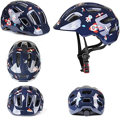 GLAF Baby Bike Helmet Toddler Helmets for 1 Year Old and up Infant Girls Boys Multi Sport Adjustable for Scooter Bicycle Skateboard Cycling (Astronaut, XS)
