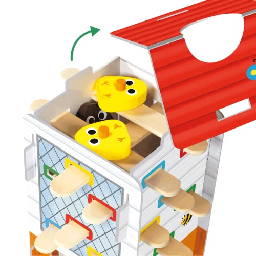Miniatura 5 de Goula Happy Chickens - Juego de Mesa Educativo Preescolar, + 3 años | Juguetes Niños 3 Años, Piezas de Madera, Calidad y Diversión en un Juego de Mesa