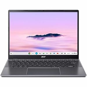 Acer Chromebook Plus 514, CB514-5HT, Ultrabook/Laptop, 14 Zoll WUXGA 1920x1200 60Hz, Intel Core 3 100U, 8GB RAM, 256GB SSD, Intel Graphics, ChromeOS, Grau