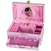 Goki 15545 Musikspieldose “Ballerina” Melodie Schwanensee, rosa