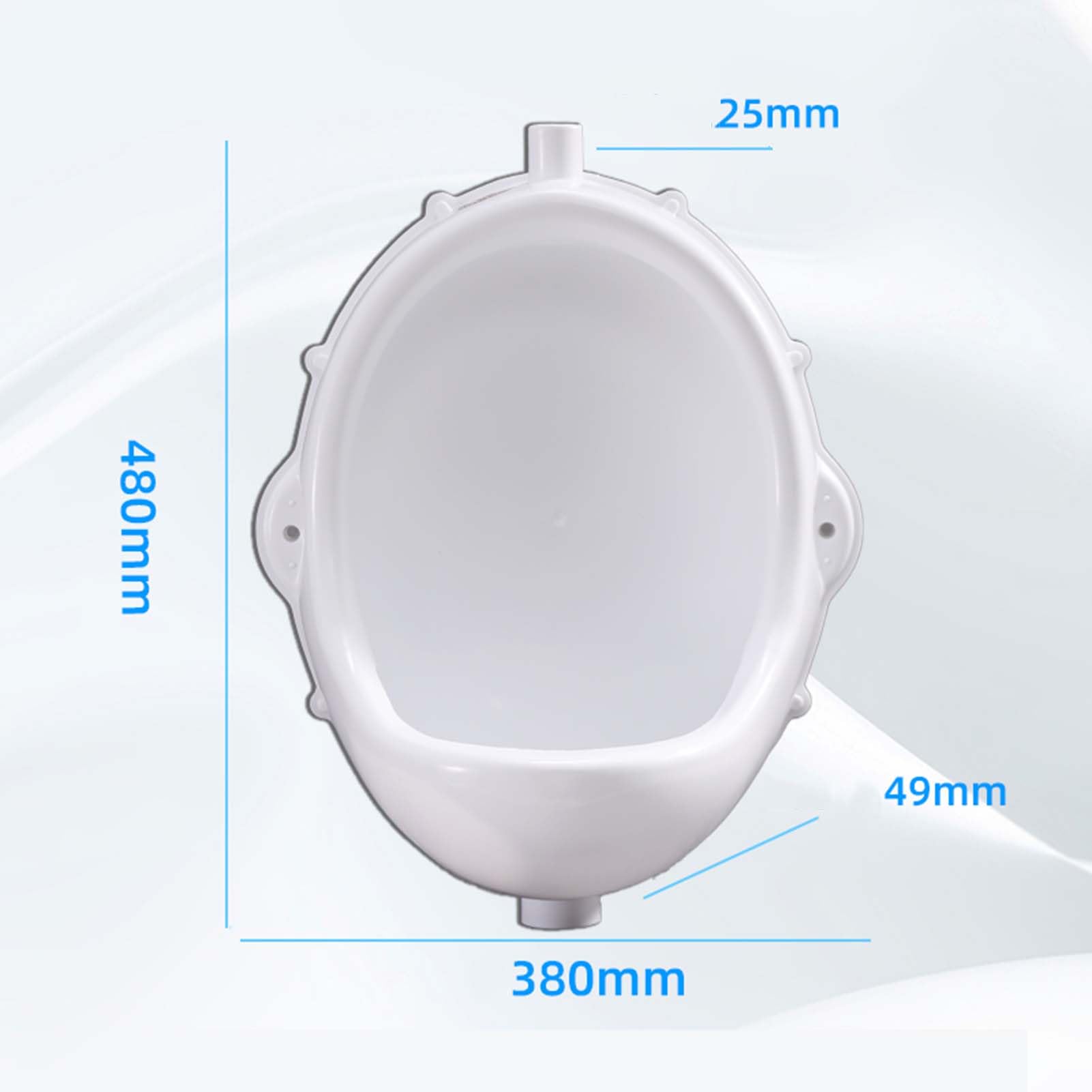 Moderne Stijl Aan De Muur Gemonteerde Keramische Urinoirsensor Met Waterloze Opg