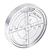 GOOHOCHY Magnetic Bubble Level Bubble Level Meter Mini Bubble Level Circular Bubble Level Bubble Level Spirit Level Round Spirit Level Indicator White