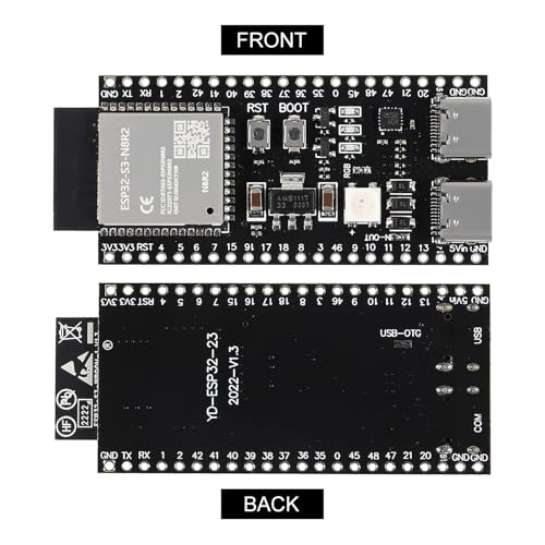 Image of 3PCS ESP32 ESP32-S3 Development Board Type-C WiFi+Bluetooth Internet of Things Dual Type-C Core Board ESP32-S3-DevKit C N8R2 Development Board ESP32-S3 Module