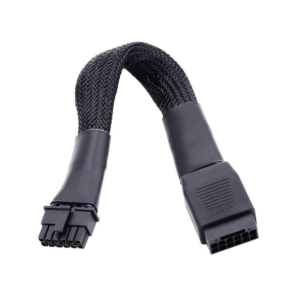 xiwai Male to Female Extension 12VHPWR ATX3.0 PCI-E 5.0 Power Modular Cable for 3080 3090TI PSU 16Pin 12+4P Graphics Card