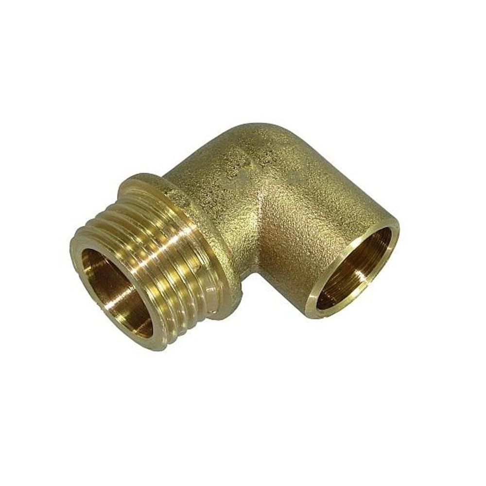 Suinga Codo Macho Laton 32mm x 1'' para Tuberia Polietileno | Pack 4 Codos Rosca Macho | Accesorio de Fontaneria Roscado | Certificado Aenor | Conexion Rosca Macho