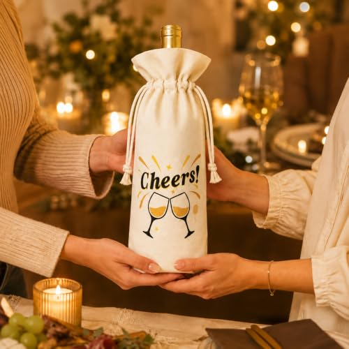 YAWIKO Wine Bag, Wine Bottle Gift Bags, Engagement Gifts for Couples - image 8