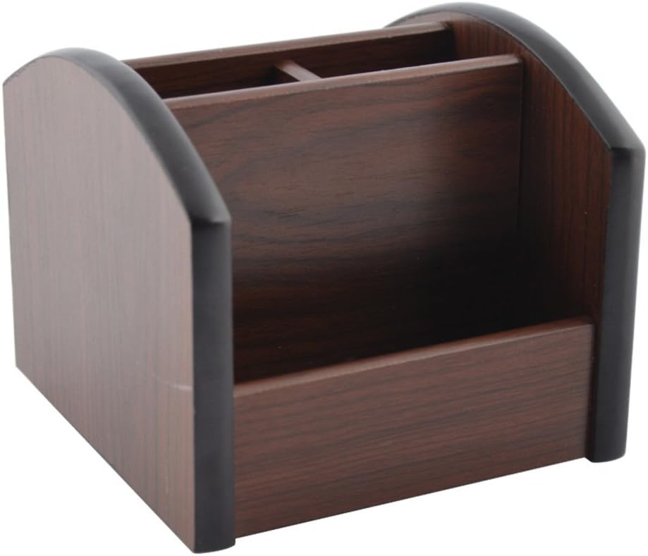 [spiral] Wood Pen Penholder Folder Project Container-A 11x12x10cm(4x5x4)