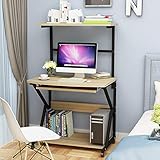 tischbohrmaschine test Vielseitiger Schreibtisch:Modernes Style Board Und Sturdy Metallrahmen Ermöglicht Eine Reizvolle Dekoration.Um Jeden Stil Des Zimmers Zu Entsprechen;der Schreibtisch Mit 2 Zusätzlichen Regalen Ideal Für Das Studium,Schlafzimmer,Wohnzimmer,Kinder's Zimmer,Büro,Als computer-Schreibtisch,Studientabelle,Gaming-tisch,Bücherregal