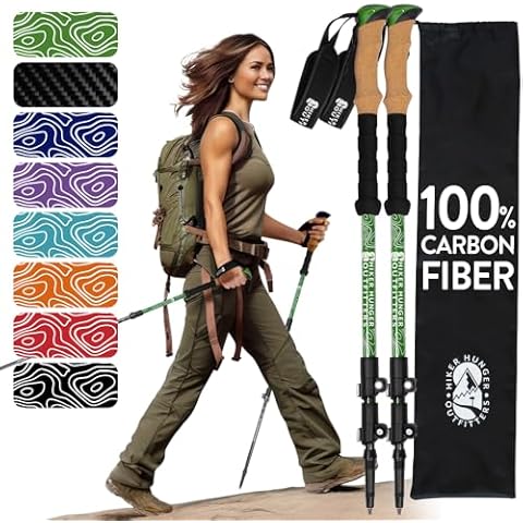 Hiker Hunger Carbon Fiber Trekking Poles Cover