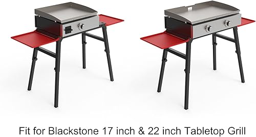 Miniatura 4 de Mesa de campamento Blackstone para parrilla de mesa de 17 y 22 pulgadas y cubierta de parrilla de mesa y bolsa de transporte de 17 pulgadas y funda