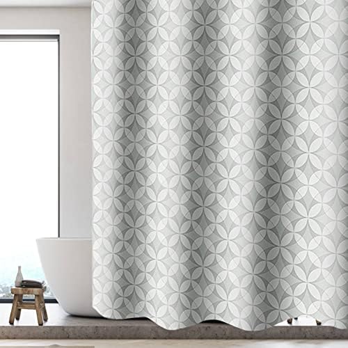 Bishilin Extra Long Shower Curtain, Weighted Shower Curtains Polyester Mould & Mildew Resistant