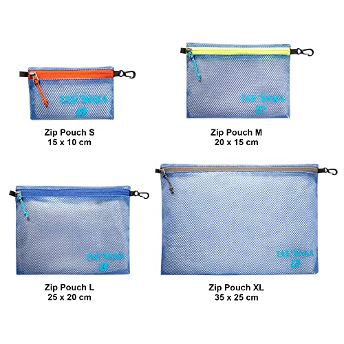Tatonka Zip Pouch, Flat Storage and Document Bag in Various Sizes and as a Set, Transparent, Waterproof and Robust, Blue - Image 3