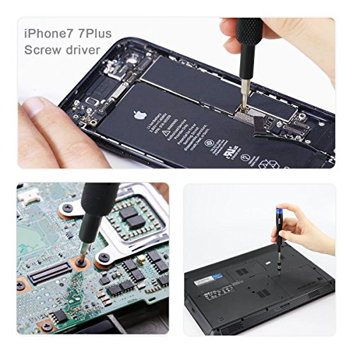 XOOL 58 in 1 Precision Screwdriver Set, Magnetic Driver Kit with 42 Bits，Professional Electronics Repair Tool Kit f    with Portable Bag for Repair iPhone, Cell Phone, iPad, PC, MacBook