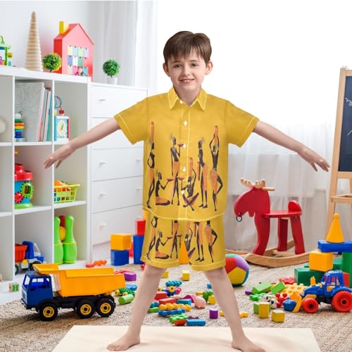Image of visesunny Boys 2 Pieces T-shirts and Shorts Floral Tops & Shorts Summer Outfits 3-10 Years Clothes