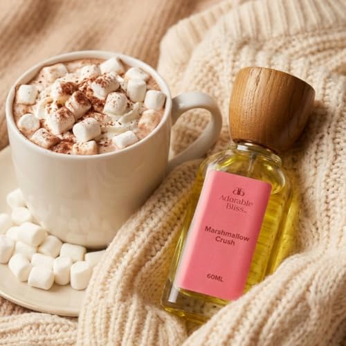 Image of Marshmallow Crush Eau De Parfum | Sweet Gourmand Fragrance for Women | Long Lasting Perfume with Marshmallow, Creamy Vanilla & Sugar Notes (60ml)