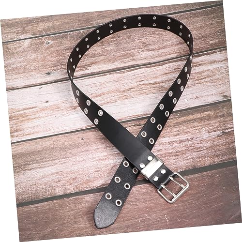 Belt Pin Buckle Belt Men's Women's Double Holes Comfortable for Everyday2