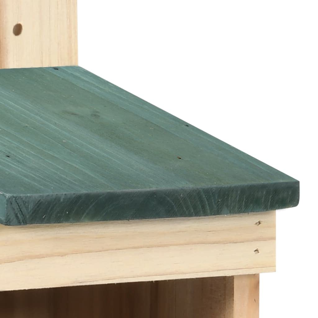 VidaXL 4 Casette Scoiattoli In Legno - Mangiatoia Da Esterno Per Animali Selvatici - Foto 6