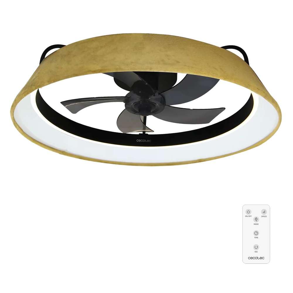 Cecotec Ventilador de Techo 20W EnergySilence LampAero 600 Green Design