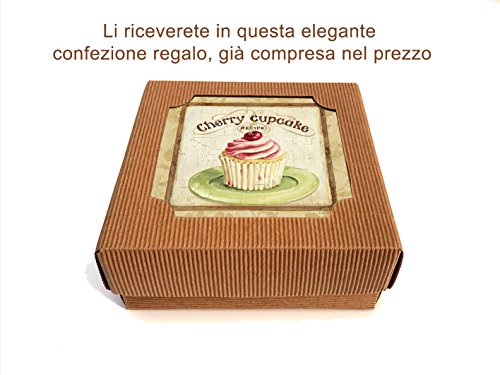 CREAZIONI ANTART Idea Regalo Set Quadretti Shabby Chic Country ARREDAMENTI Cucina 15x15 (sr6)
