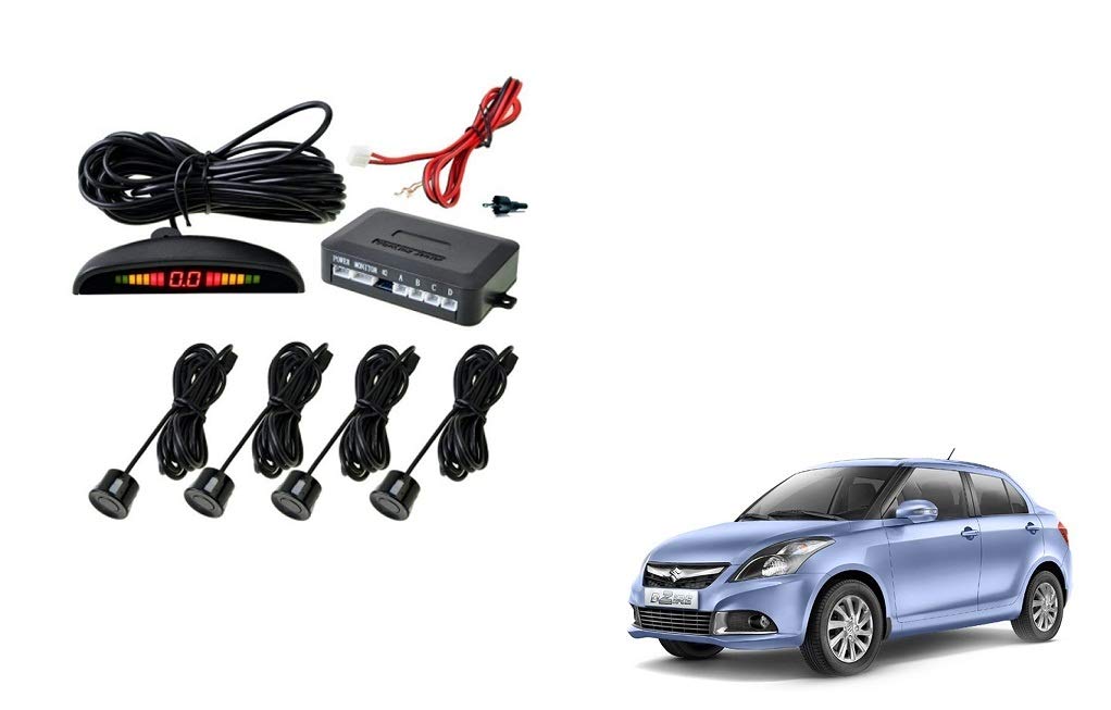 Autoladders Black Parking Sensor Set of 4 for Maruti Suzuki Swift Dzire