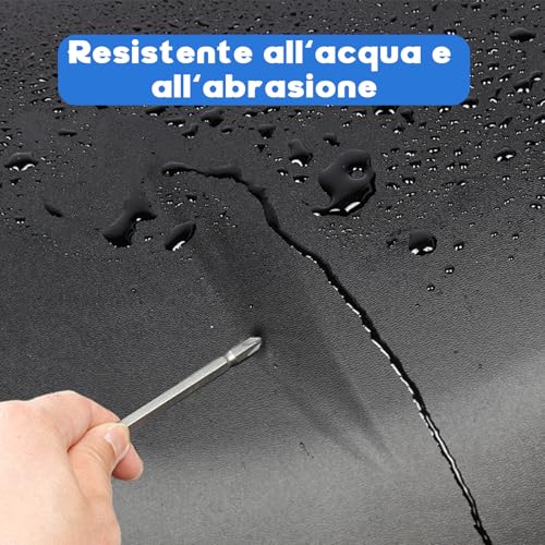 Norhogo Wasserdichter Universal Roller Sitzbezug, Kratzfest mit Sonne und Regenschutz, für Motorrad und Motorroller, Schwarz, L