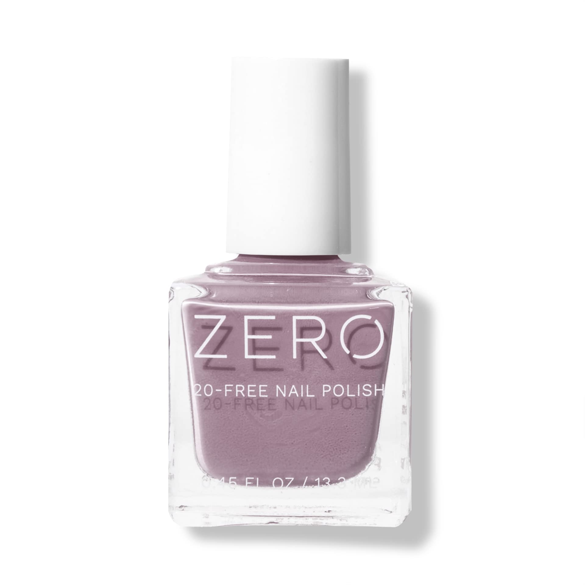 100% PURE Zer0 20-Free Nail Polish Mauve Over Long Wear Breathable Vibrant Color Less 20 Common Toxic Ingredients Mauve Gray Natural Based Care & Paint - Vegan, Cruelty-Free