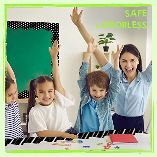 Image of 60 Feet Bulletin Board Borders, Scalloped Rolled Border Trim Decoration Bulletin Boards, Walls, Desks, Windows, Doors for School, Classroom & Offices