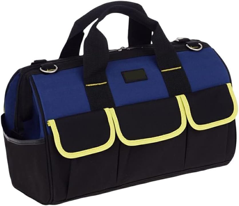 Sevia Tool Bag with Multipurpose Tool Storage | Durable Nylon Water Resistant Bag | 17 Inch Bag for Electricians Plumbers & Technicians | All Hand & Power Tools Organizer