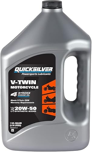 Miniatura 1 de Quicksilver Aceite sintético para motocicleta 20W-50 - 1 galón