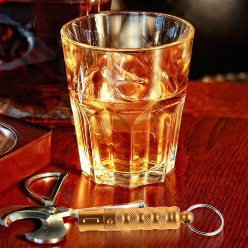 Cortador de cigarros de metal de alta resistencia con acabado dorado texturizado 6