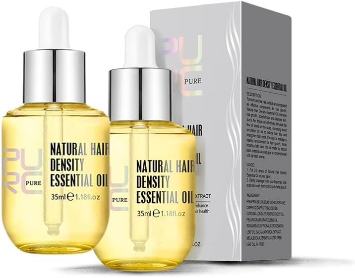 Hair Growth and Density Essential Oil - Natural Essence to Reduce Hair Loss (2pcs)