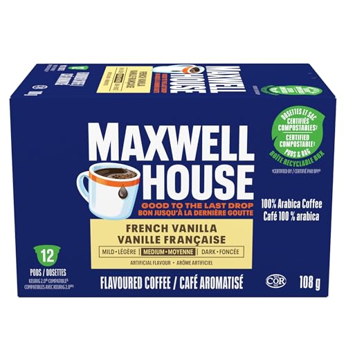 Maxwell House Vanille française 12 capsules K-Cup