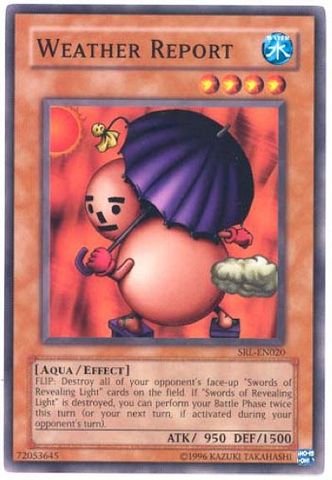 weather report yugioh card Amazon.com: YU-GI-OH! - Weather Report (SRL-EN020) - Spell Ruler -  Unlimited Edition